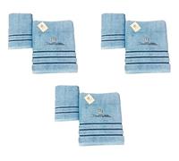 Renato Balestra 3 Set di 2 Asciugamani da bagno (1 viso e 1 bidet) Azzurro