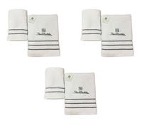 Renato Balestra 3 Set di 2 Asciugamani da bagno (1 viso e 1 bidet) Bianco