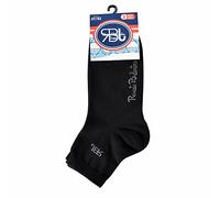 Renato Balestra 6 e 12 Paia - Calze invernali in cotone altezza caviglia unisex - Multicolore - Punte e Talloni Rinforzati (Taglia Unica Donna (35/41), Nero (6 Paia))