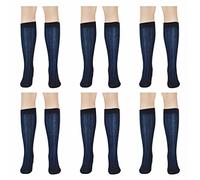 Renato Balestra 6 Paia - Calze Invernali in Cotone da Uomo Varie Altezze - Vari colori - Non stringono - Punte e talloni rinforzati (43-46, Infinis Blu)