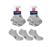 Renato Balestra 6 PAIA calze invisibili minicalze fantasmini sneackers Unisex Uomo e donna in cotone pettinato elasticizzato con tramatura traspirante made in Italy RB5000 Smog 43-46