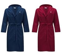 Renato Balestra Accappatoio Microfibra Uomo Donna, Ass (Navy-Bordeaux) S