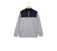 Renato Balestra Felpa pesante da ragazzo full zip con strisce sulle maniche