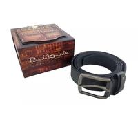 Renato Balestra Saloon Western Collection Cintura in cuoio con box Blu