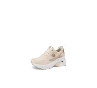 Renato Balestra Sneakers Donna con Zeppa Scarpe da Ginnastica Alte RB2531 (RB2532 Beige, Sistema Taglie Calzature EU, Adulto, Donna, Numero, Media, 35)