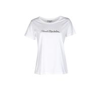 Renato Balestra T-shirt donna in cotone bielastico con logo