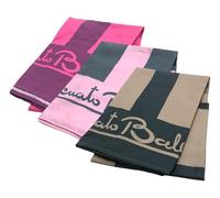 Renato Balestra Telo Mare Microfibra, 3pz Multicolore (Fango-Nero + Fragola-Vinaccio + Grigio-Rosa)