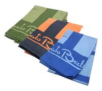 Renato Balestra Telo Mare Microfibra, 3pz Multicolore (Verde + Arancio-Nero + Azzurro Royal)
