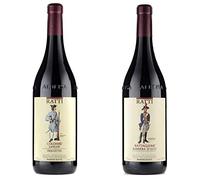 Renato Ratti Langhe Dolcetto doc Colombè - 750 ml & Barbera d'Asti docg Battaglione - 750 ml