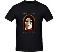 Renato Zero Cattura T Shirts for Men Crew Neck Black XXL