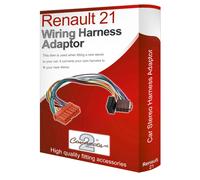 Renault 21 CD Radio Stereo Cablaggio Adattatore Cavo Telaio Iso Convertitore