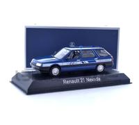 MODELLINO AUTO STATICO NOREV RENAULT 21 NEVADA 1992 GENDARMERIE RECRUTEMENT 1/43