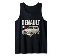 Renault 4 Auto d'Epoca Francese Vintage Retro Canotta