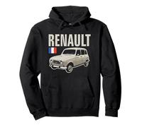 Renault 4 Auto d'Epoca Francese Vintage Retro Felpa con Cappuccio
