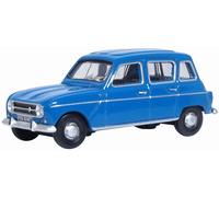 Renault 4 Blu Scala 1:76 Oxford Diecast Modello In Metallo 76RN003