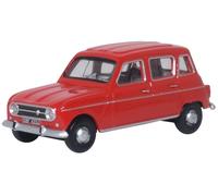 Renault 4 Rosso 1:76 Scala Oxford Diecast 76RN002