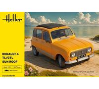Heller 82704 Renault 4 TL/GTL Zonnedak 1/24