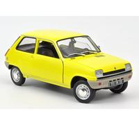 MODELLINO AUTO STATICO DIECAST RENAULT R5 1974 GIALLO MODELLISMO SCALA 1/18
