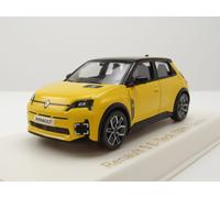 Renault 5 E-Tech 100% Electric 2024 Modello Auto 1:43 Norev Giallo Nero Die-Cast