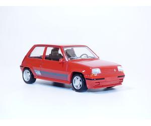 RENAULT 5 - R5 - supercinq GT TURBO rouge 1/43 phase 2
