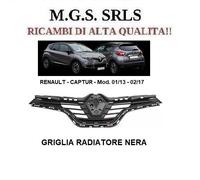 RENAULT CAPTUR (2013 2017) GRIGLIA CALANDRA RADIATORE NERA