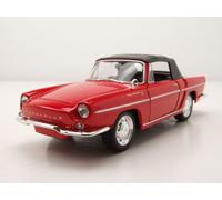 Renault Caravelle Cabrio Softtop Chiuso 1959 Rosso 1:24 Welly Die-Cast