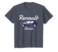 Renault Clio Car Classic Hatchback Bambini Maglietta, Bambini, Pervinca, 3 Anni