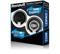 Renault Espace Anteriore Cruscotto Altoparlanti FLI 17cm 16.5cm Auto 210W