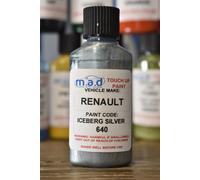 Renault Iceberg Argento Codice 640 Sport Clio Pittura Ritocco 30ML 182 Coppa UK