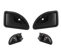 RENAULT KANGOO TWINGO 2x MANIGLIA PORTA INTERNA DESTRA DX SINISTRA SX SET NERO