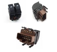 RENAULT LAGUNA 2 II 2001-2007 CONSOLE COMANDO INTERRUTTORE ALZACRISTALLI MARRONE