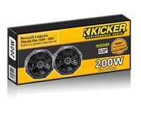 Renault Laguna Porta Posteriore Altoparlanti Kicker 13.3cm 13cm Auto Upgrade