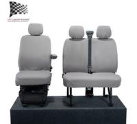 Renault Master(2010-2024)Anteriore Seat Cover Nessun Split-No Pieghevole Mezzo