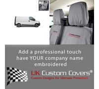 Renault Master Ze Anteriore Seat Cover Misura Incluso Ricamo (2018-2024)