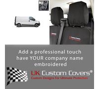 Renault Master Ze Anteriore Seat Cover Misura Incluso Ricamo (2018-2024) 668
