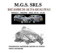 RENAULT MEGANE IV (2016 2019) GRIGLIE PARAURTI ANTERIORE NERE SENZA SEDE FENDI