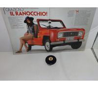 RENAULT R 4 -5 -6 - PULSANTE VOLANTE SPORTIVO CON LOGO RENAULT