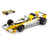 MODELLINO AUTO F1 STATICO RENAULT RS10 #16 BRITAIN GP 1979 ARNOUX SCALA 1/18