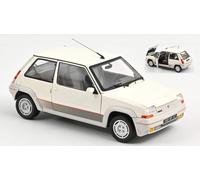 Renault 5 Supercinq Gt Turbo Fase 1 1985 Bianco Metallizzato Modello 1:18 Norev