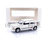 RENAULT 5 - R5 - supercinq GT TURBO blanc 1/43 phase 2