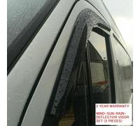 RENAULT TRAFIC II/VIVARO 2003-2014 WIND-SUN-RAIN-DEFLECTORS-VISOR SET 2 PZ