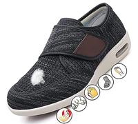 RENBING Scarpe diabetiche con Pantofola Extra Larga,Pattini diabetici Grassi del Piede Allentato, Scarpe Regolabili per Gli Anziani Scarpa Unisex per la Salute degli Adulti (Color : B, Size : 40 EU)