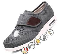 RENBING Scarpe diabetiche con Pantofola Extra Larga,Pattini diabetici Grassi del Piede Allentato, Scarpe Regolabili per Gli Anziani Scarpa Unisex per la Salute degli Adulti (Color : C, Size : 45 EU)