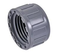 RenCehn 10 Pezzi di Tappi terminali filettati Femmina in PVC 1/2PT/3/4PT connettori for Tubi Raccordi in PVC Resistenti Bianchi/Grigi/Blu for sigillare Giunti/Tubi(Gray,1/2PT)