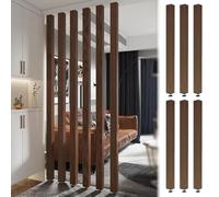 RenCehn Montanti divisori Regolabili in Alluminio - Eleganti schermi for la Privacy for la separazione tra casa e Ufficio(6PCS 140cm)