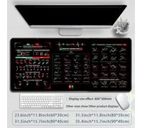 Rende più facile per il day trading grande 800x300 mm tappetino per mouse in go