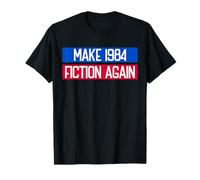 Rendere 1984 Fiction Again Libertario Orwellian Orwell 1984 Maglietta