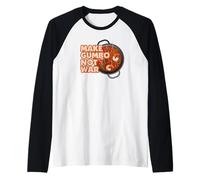 Rendere Gumbo Non Guerra Louisiana Maglia con Maniche Raglan