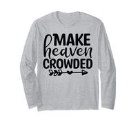 Rendere Il Cielo Gesù Cristo Cristiano Dio Croce Uomini & Donne Maglia a Manica