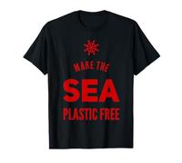 Rendere Il Mare Plastica Free Ocean Protection Pianeta Terra Maglietta